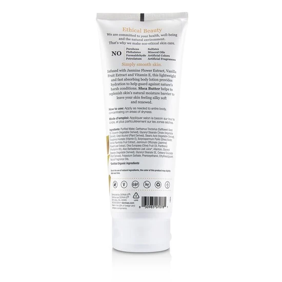 Derma E Jasmine & Vanilla Hydrating Shea Body Lotion 227g