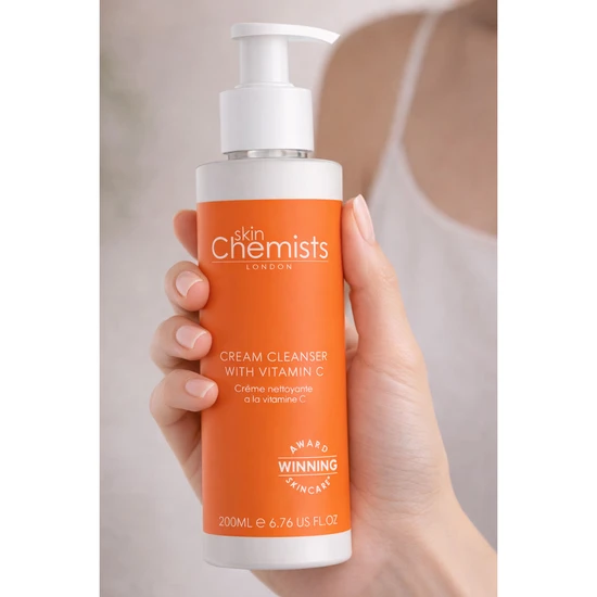 skinChemists Anti-Ageing Cream Cleanser With Vitamin C 200ml