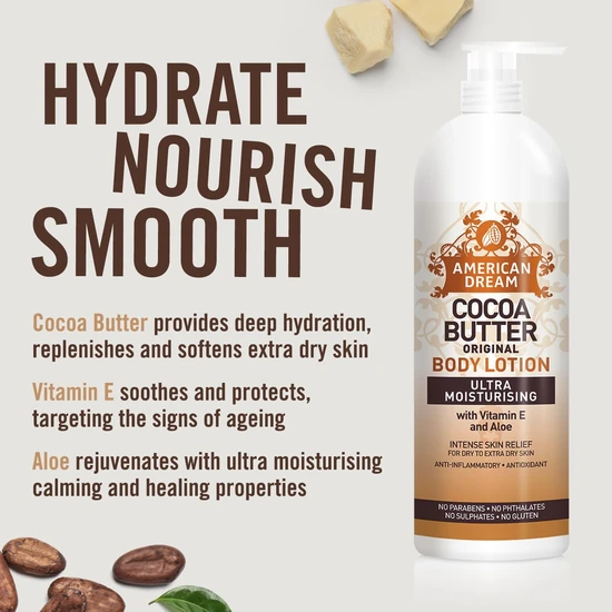American Dream Cocoa Butter Original Ultra Moisturising Body Lotion 473ml