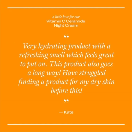 Trilogy Vitamin C Ceramide Night Cream 60ml