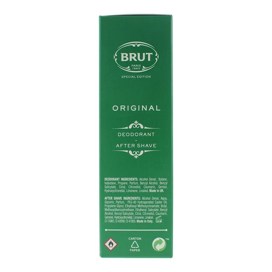 Brut Gift Set 100ml Aftershave + 200ml Deodorant Spray