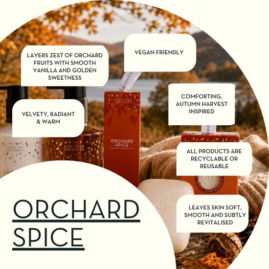 Scottish Fine Soaps Orchard Spice Hand Care Set Pump Bottles 2X300ml