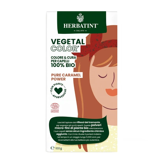 Herbatint Vegetal Organic Hair Colour Pure Caramel Power 100g