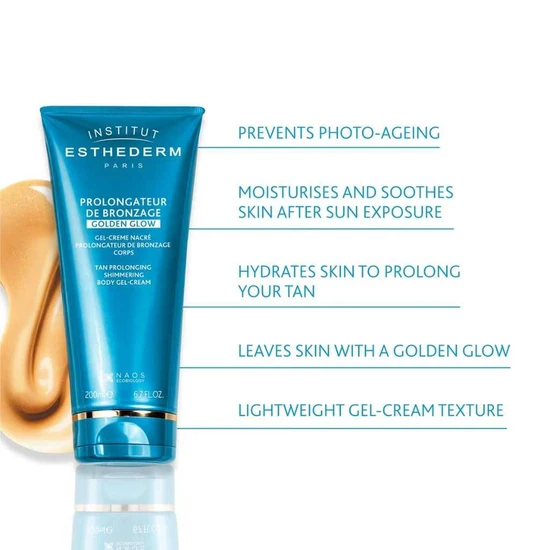 Institut Esthederm Tan Prolonging Shimmering Body Gel-Cream 200ml
