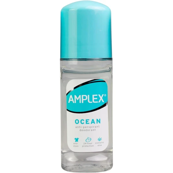 Amplex Ocean Anti-Perspirant Deodorant Roll-On 24-Hour Protection 50ml