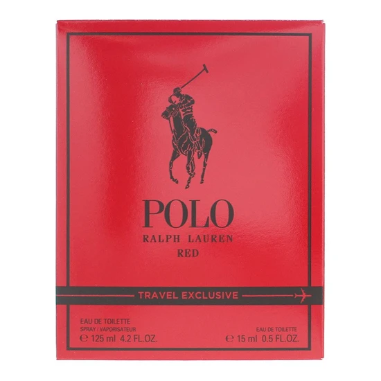 Ralph Lauren Polo Red Eau De Toilette Gift Set 125ml + 15ml