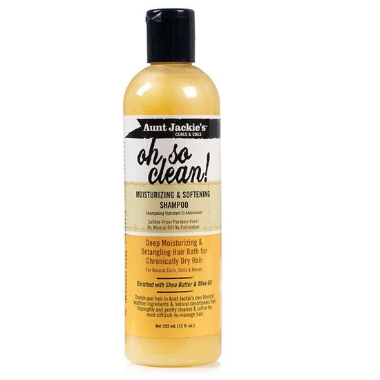 Aunt Jackie's Oh So Clean Moisturising & Softening Shampoo 12oz