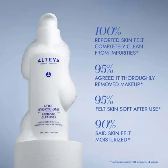 Alteya Organics Rose Hydrobiome Prebiotic Cleanser 120ml