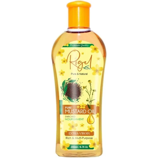 Rigel Pure & Natural Mustard Oil 200ml