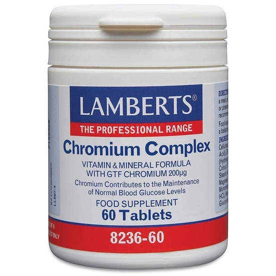 Lamberts Chromium Complex Tablets 60 Tablets