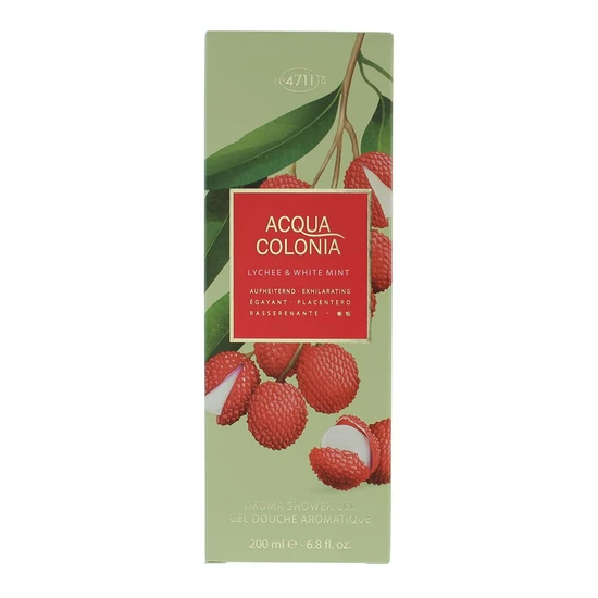 4711 Acqua Colonia Lychee & White Mint Shower Gel 200ml