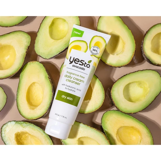 Yes To Avocado Fragrance Free Daily Cream Cleanser 118ml
