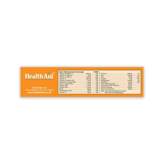 Health Aid A To Z Active Effervescent Tablets 20 Tablets