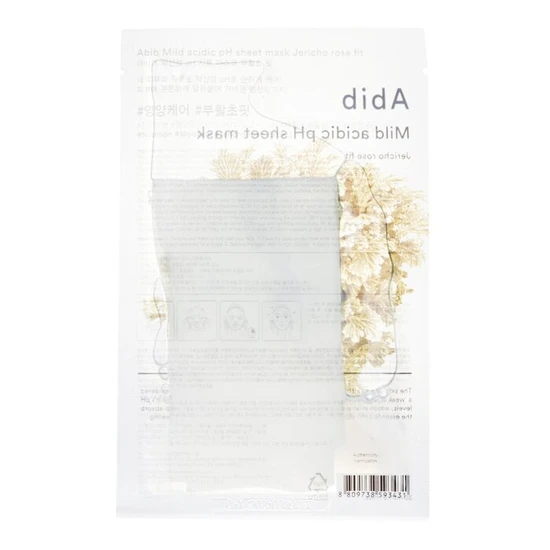Abib Mild Acidic pH Sheet Mask Jericho Rose Fit 27mlx10pcs
