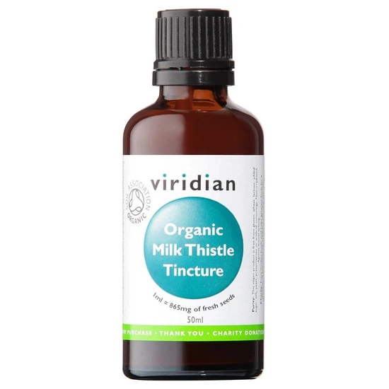 Viridian 100% Organic Milk Thistle Tincture 50ml