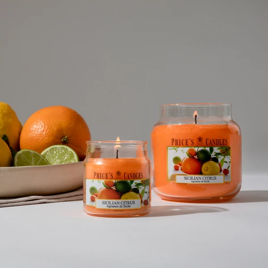 Price's Candles Large Jar Candle Sicilian Citrus