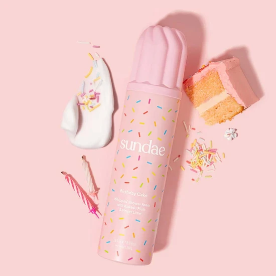 Sundae Birthday Cake Whipped Shower Foam 265ml