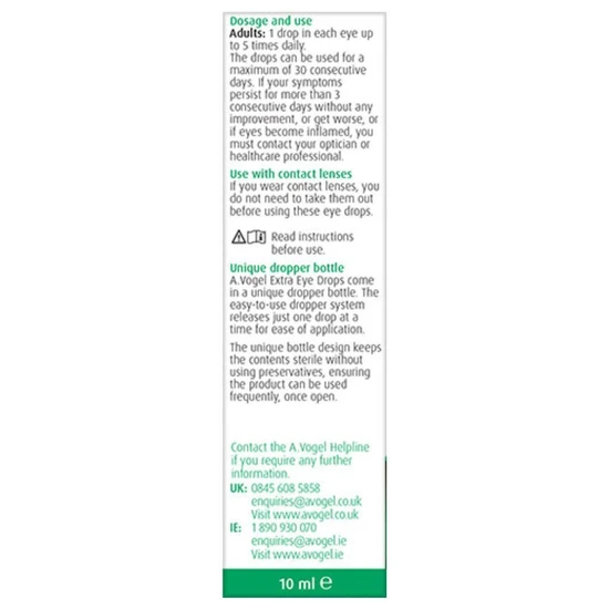 A.Vogel Extra Moisturising Eye Drops 10ml