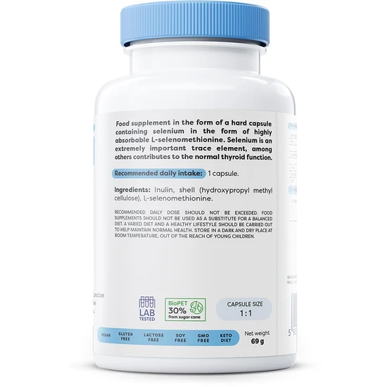 Osavi Selenium 200mcg 180 Vegan Capsules