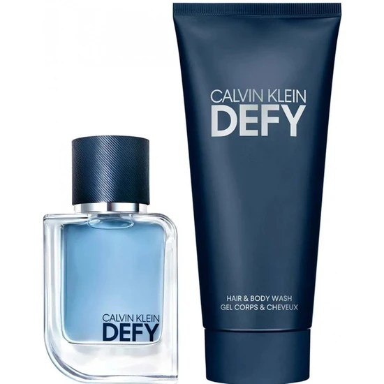 Calvin Klein Defy For Men Gift Set 50ml Eau De Toilette + 100ml Shower Gel