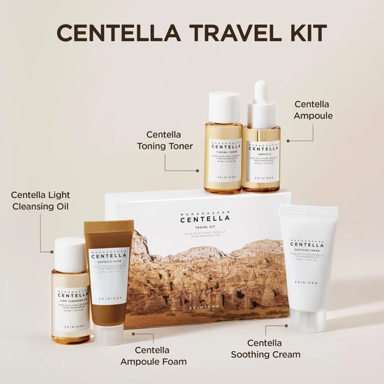 Skin1004 Madagascar Centella 5 Piece Travel Kit