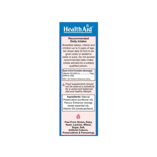 Health Aid BabyVit D Drops 50ml