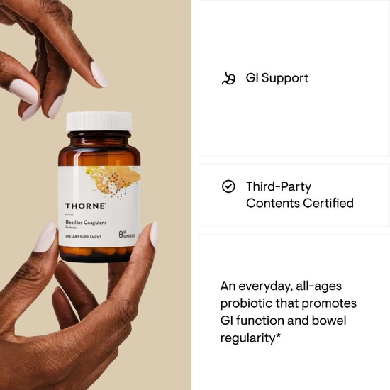 Thorne Bacillus Coagulans Capsules 60 Capsules