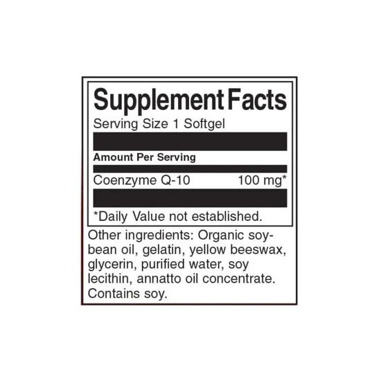 Swanson CoQ-10 100mg 100 Softgels