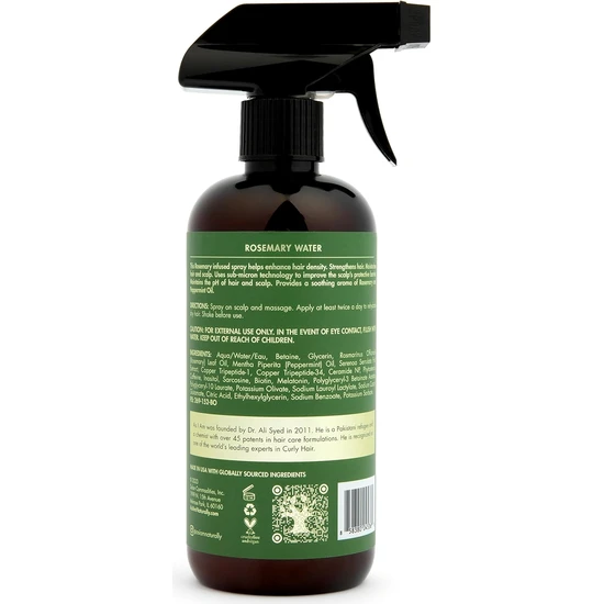 As I Am Rosemary Water Spray 475ml