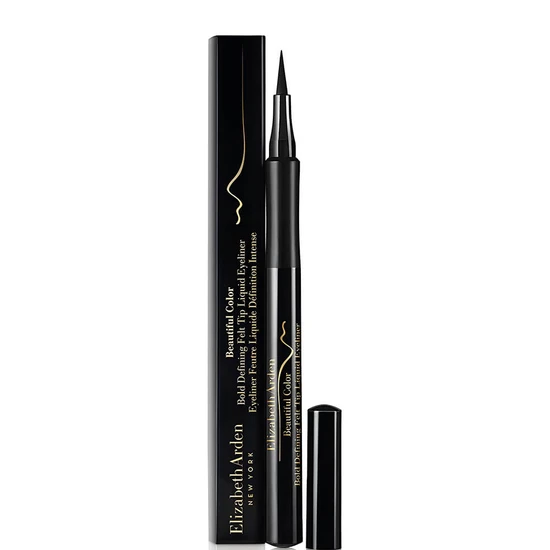 Elizabeth Arden Beautiful Colour Bold Defining Felt Tip Liquid Eyeliner Seriously Black