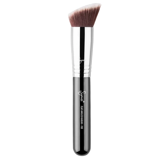 Sigma Beauty F88 Flat Angled Kabuki Brush Black and Chrome