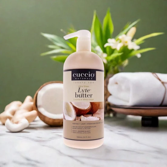 Cuccio Coconut & White Ginger Lyte Lotion 946ml