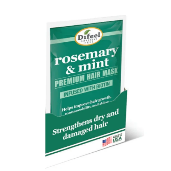 Difeel Rosemary & Mint Hair Mask Sachet 50g