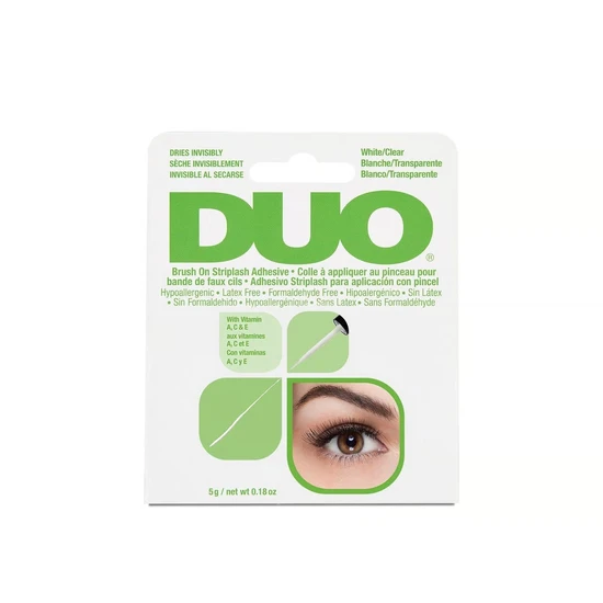 DUO Brush On Striplash Adhesive White/Clear