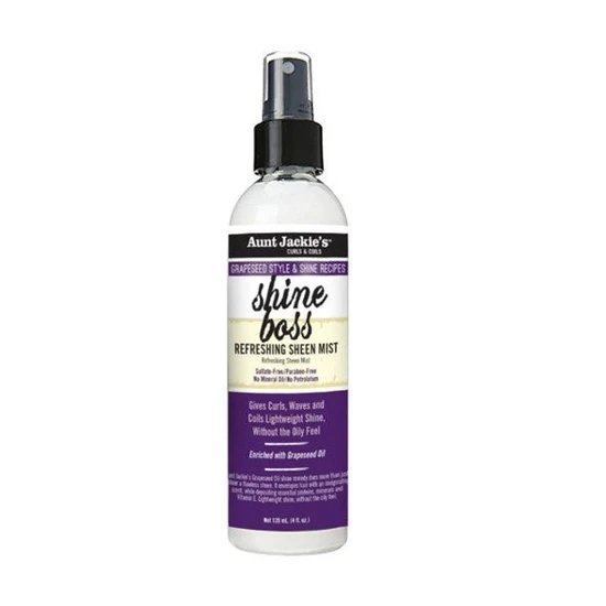 Aunt Jackie's Grapeseed Shine Boss Refreshing Sheen Mist 4oz