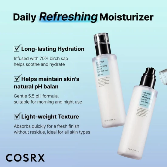 CosRx Oil Free Ultra Moisturising Lotion With Birch Sap