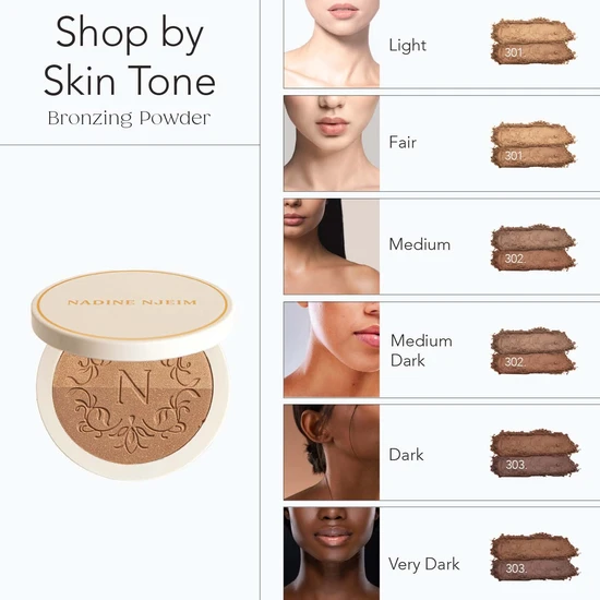 Nadine Njeim Sun-Kissed Glow Bronzer 302. SUNRISE
