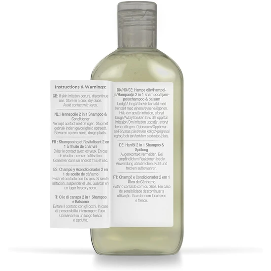 Dr. Organic Bioactive Hair Care Hemp Oil 2 In 1 Shampoo & Conditioner 265ml