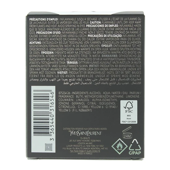 Yves Saint Laurent L'Homme Eau De Toilette 60ml