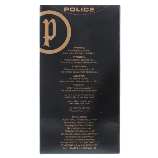 Police Gentleman Eau De Toilette 100ml