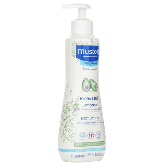 Mustela Hydra-Bebe Body Lotion With Organic Avocado Normal Skin 300ml