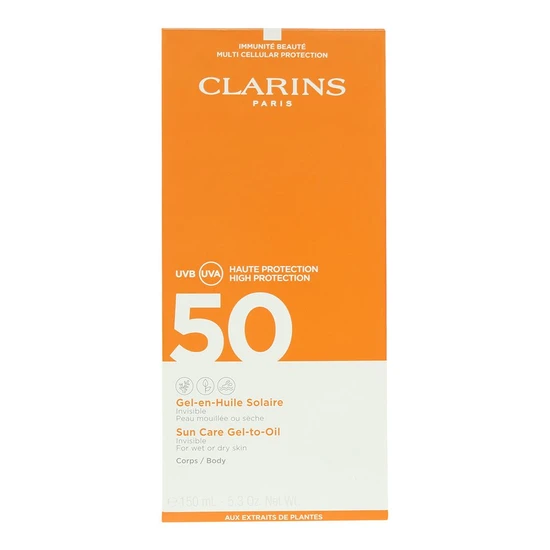 Clarins SPF 50 Sun Care Gel To Oil 150ml