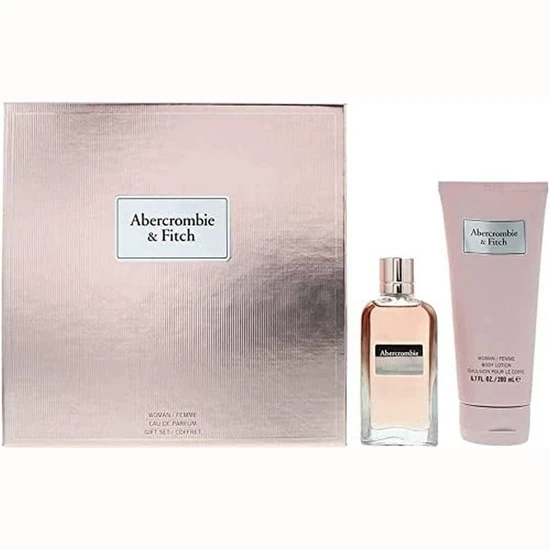 Abercrombie & Fitch First Instinct For Her Gift Set 50ml Eau De Parfum + 200ml Body Lotion