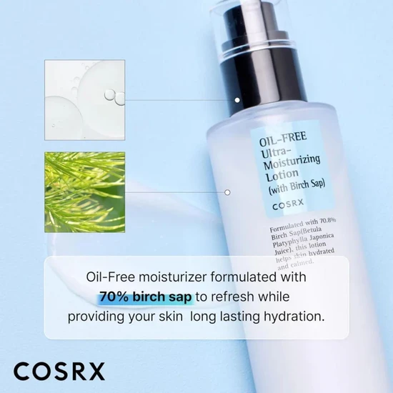 CosRx Oil Free Ultra Moisturising Lotion With Birch Sap