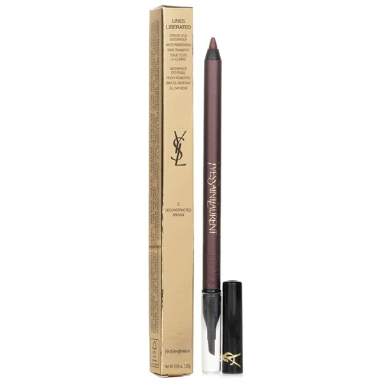 Yves Saint Laurent Lines Liberated Waterproof Eye Pencil 02 Deconstructed Brown