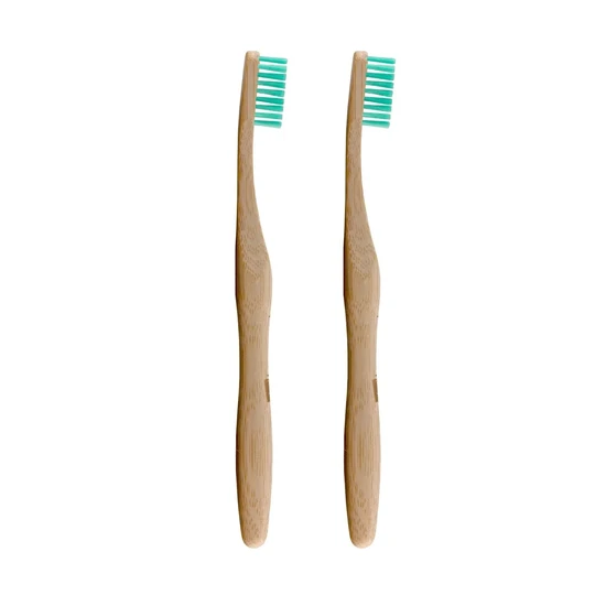 Dr Botanicals Bamboo Toothbrush Green