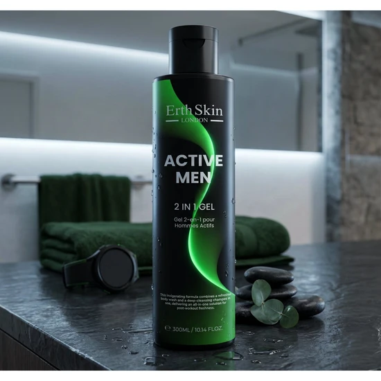 Erth Skin London Active Men 2 In 1 Gel
