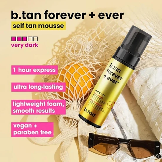 B Tan Forever Ever Long Lasting Self Tan Mousse 200ml