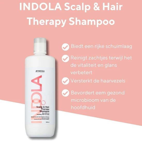 Indola Vegan Scalp & Hair Therapy Shampoo 300ml