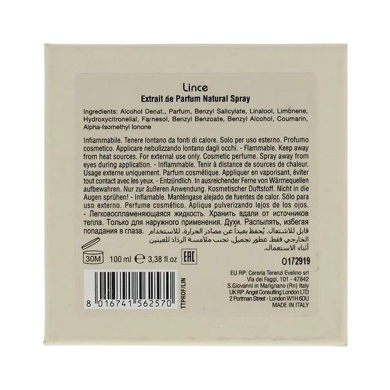 Tiziana Terenzi Lince Extrait De Parfum 100ml